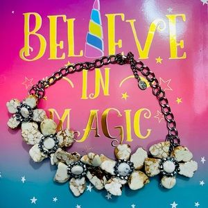 Gorgeous EFM natural stone necklace